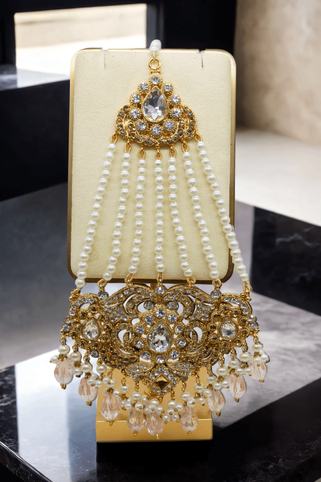 Sareena - Mirror Embellished Choker Necklace Set