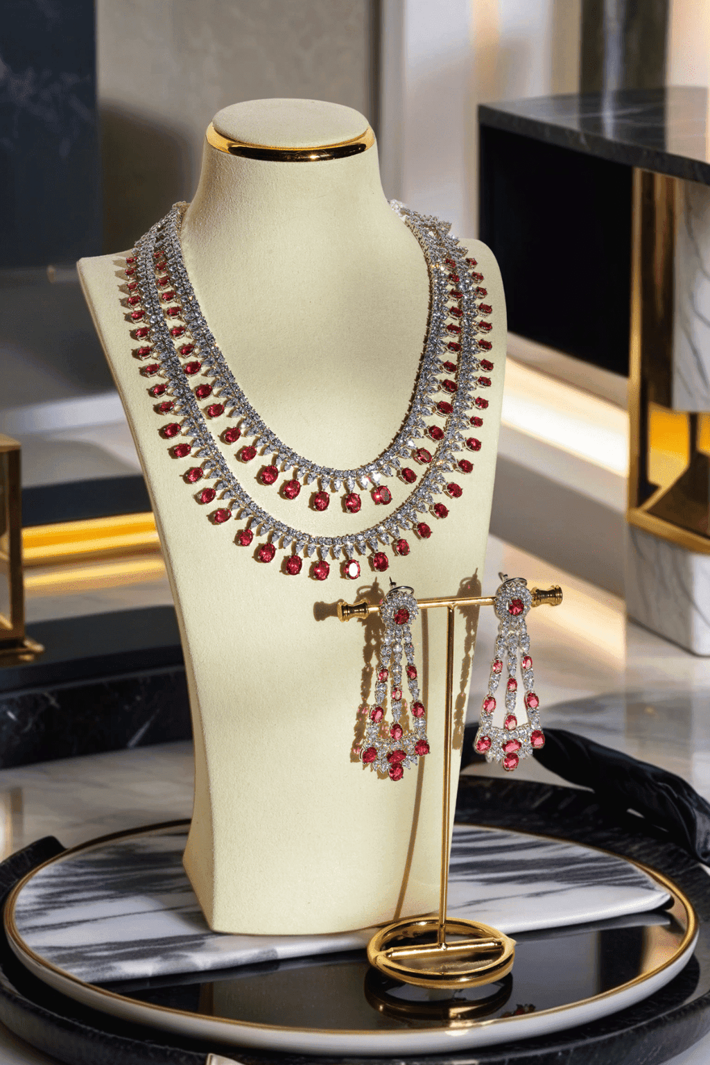 Buy Double Layered Classic Kundan Necklace