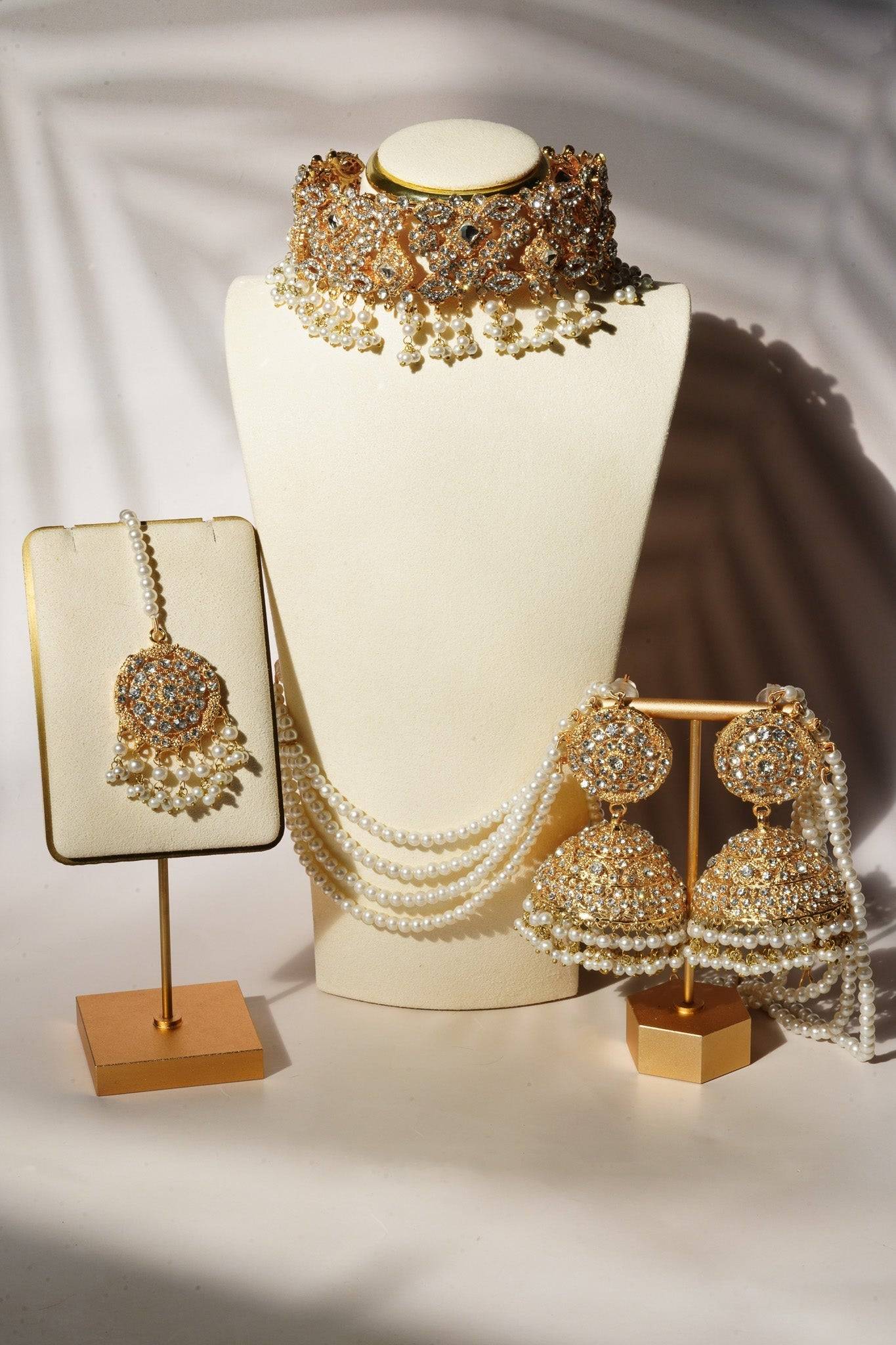 Ayesha: Choker Necklace Set | Artisan Crafted